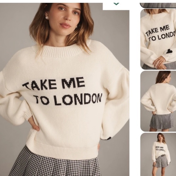Anthropologie Sweaters - Anthropologie “take me to London “ sweater